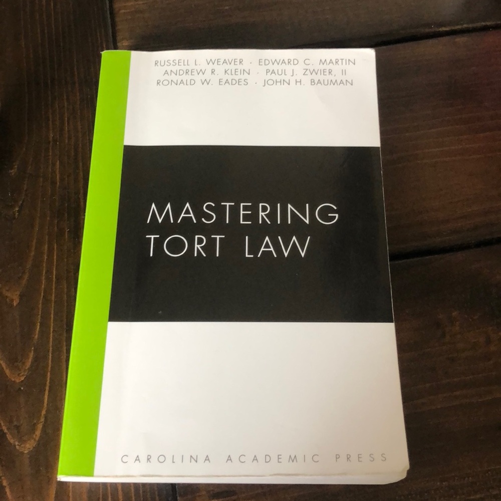 Mastering Tort Law